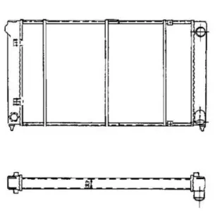 NRF 503003 Radiador, refrigeración del motor