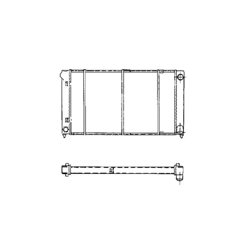 NRF 503003 Radiador, refrigeración del motor