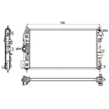 NRF 53131 Radiador, refrigeración del motor