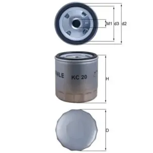 MAHLE KC20 Filtro combustible