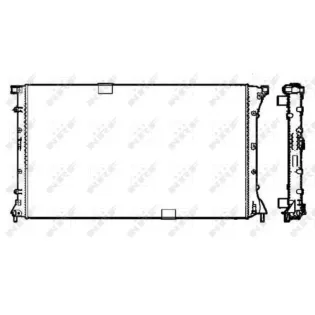 NRF 58331 Radiador, refrigeración del motor