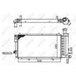 NRF 50406A Radiador, refrigeración del motor