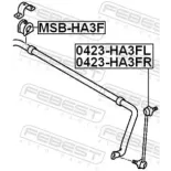 FEBEST MSB-HA3F Soporte, estabilizador