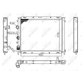 NRF 53209A Radiador, refrigeración del motor