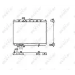 NRF 53453 Radiador, refrigeración del motor