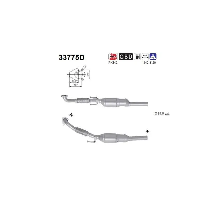 AS 33775D Catalizador