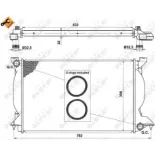 NRF 50540 Radiador, refrigeración del motor