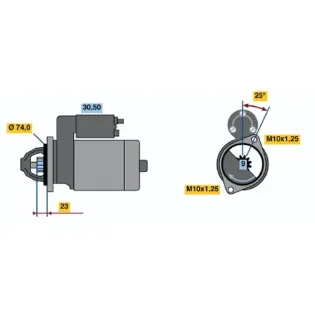 BOSCH 0986013531 Motor de arranque