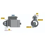 BOSCH 0986013531 Motor de arranque