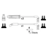 BOSCH 0986356980 Juego de cables de encendido