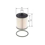 BOSCH F026402239 Filtro combustible