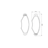 BOSCH 0986424453 Juego de pastillas de freno