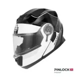 Casco Modular Acerbis Serel 22-06 negro y blanco 0025201.315