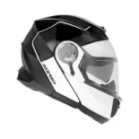 Casco Modular Acerbis Serel 22-06 negro y blanco 0025201.315