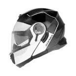 Casco Modular Acerbis Serel 22-06 negro y blanco 0025201.315