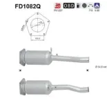 AS FD1082Q Filtro hollín/partículas, sistema escape