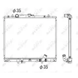 NRF 53285 Radiador, refrigeración del motor