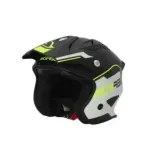 Casco Acerbis Jet Aria 22-06 blanco y amarillo fluor 0025055.457