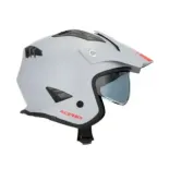 Casco Acerbis Jet Aria 22-06 gris claro mate 0025055.076