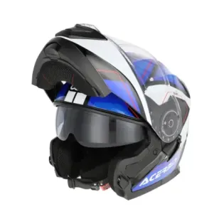 Casco Modular Acerbis Serel 22-06 azul y blanco 0025201.245