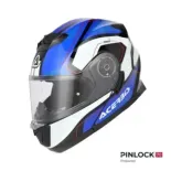 Casco Modular Acerbis Serel 22-06 azul y blanco 0025201.245