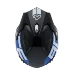 Casco Acerbis Jet Aria Graphic Sport 22-06 color blanco, azul y rojo glossy 0026602.034