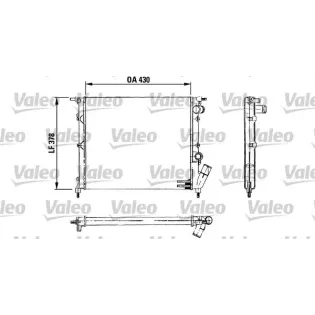 VALEO 730499 Radiador, refrigeración del motor