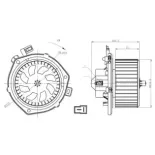 NRF 34280 Ventilador habitáculo
