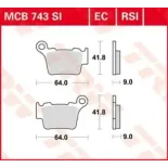 Pastillas de freno moto TRW MCB743SI