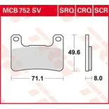 Pastillas de freno delantero moto TRW MCB752SV