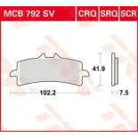 Pastillas de freno delantero moto TRW MCB792SV