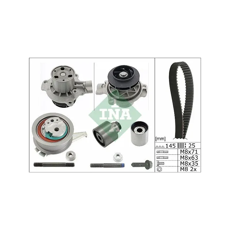 Schaeffler INA 530069931 Bomba de agua + kit correa distribución