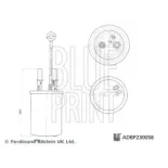 BLUE PRINT ADBP230058 Filtro combustible