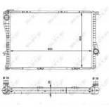 NRF 55321 Radiador, refrigeración del motor