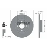 TEXTAR 92041500 Disco de freno (Unidad)