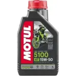 Aceite MOTUL 5100 15W50 4T 1L   104080