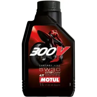 Aceite MOTUL 300V Fl Road Racing 5W30 1L   104108