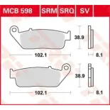 Pastillas de freno moto TRW MCB598