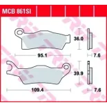 Pastillas de freno moto TRW MCB861SI