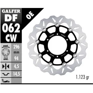 Disco freno moto Galfer flotante Wave completo 296