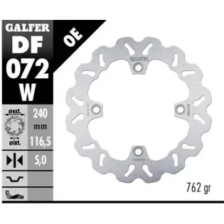 Disco freno moto Galfer Wave fijo 240x5mm DF072W