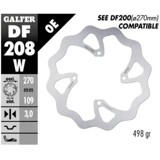 Disco freno moto Galfer Wave fijo 270x3mm DF208W