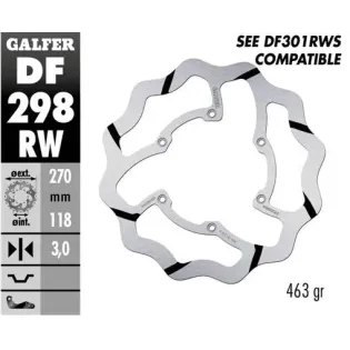 Disco freno moto Galder Wave fijo 270X3mm DF298RW