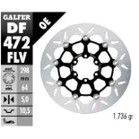 Disco freno moto Galfer Wave flotante 298x5mm DF47