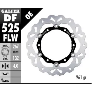 Disco freno moto Galfer Wave flotante 267x4mm DF52