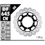 Disco freno moto Galfer Wave flotante completo DF6