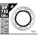 Disco freno moto Galfer Wave flotante completo izq  DF755CWIGAL