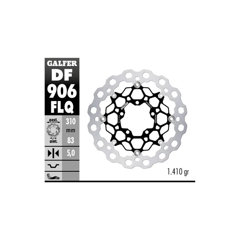 Disco freno moto flotante Galfer Qubic DF906FLQ