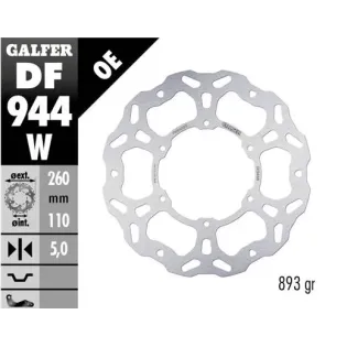 Disco freno moto Galfer Wave fijo 260x5mm DF944W