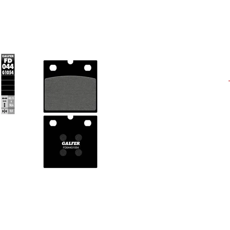 Pastillas de freno moto Galfer semi metal FD044G10